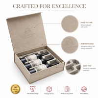 Caja de Regalo para Tres Botellas de Vino, Estilo Libro, Personalizada, con Inserto de Pulpa Moldeada, para Empaque de Licores en Cartón Rígido