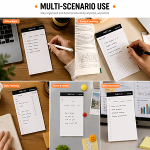 Custom Logo Graphic <b>Printing</b> A6 Tear Off Memo Pad To Do List Planner Notepad Glued Binding Thick Recycled Lined Paper Clear Prin - Product Image 4