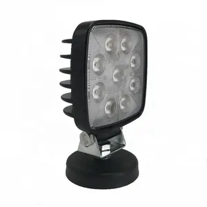New 4 Inch Square 27W LED Work Light Super Bright 9 Leds Driving Lamp For Forklift Offroad Truck