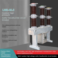 Interruptor de circuito de hexafluoruro de azufre de 35KV LW8-40.5/1600-31.5 1600A 50Hz para exteriores, interruptor de gas SF6 de alta tensión con tanque de potencia