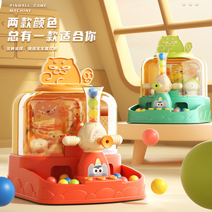 เครื่องเล่นเกมพินบอลขนาดเล็กแบบตั้งโต๊ะ มีไฟ มีเสียง พร้อมระบบให้คะแนนอิเล็กทรอนิกส์ สำหรับเด็ก - Product Image 3