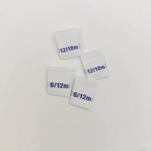 Etiquetas de Ropa Plegables con Diseño de Damasco y Logotipo Personalizado, de Algodón Orgánico Tejido, Ecológicas y de Lujo, Color y Tamaño Personalizados para Prendas - Product Image 5