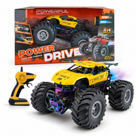 Voiture RC tout-terrain Xtreme Orange à double mode, rotation à 360 degrés, propulsion double face, jouet lumineux, vente en gros