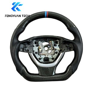 Volante de Fibra de Carbono para <span class=keywords><strong>BMW</strong></span> E70 E71 E72 316i 320i 328i F30 F20 F21 F22 F30 F31 F32 F33 F34 X3 X4 X5 X6 520 <span class=keywords><strong>525</strong></span> 530 - Product Image 5