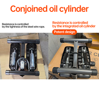 Vente directe d'usine, nouveau design, mini stepper réglable à 11 niveaux de résistance, stepper torsadé avec corde