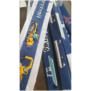 Porte-lunettes Brodé à l'aiguille en cuir de vachette Sangle de lunettes Designer personnalisé Design classique Cadeau de festival Cuir véritable - Product Image 3