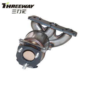 Compatible con VW SEAT <span class=keywords><strong>IBIZA</strong></span> FABIA ROOMSTER POLO 1.2 03E253020LX Catalizador con Certificación Emark Euro 4 Euro 5 de Fábrica con Kit de Instalación - Product Image 5