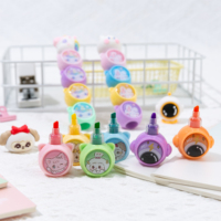 Ensemble de marqueurs magiques de dessin animé pour enfants Stylos en plastique à base d'eau à séchage rapide pour la peinture et le dessin