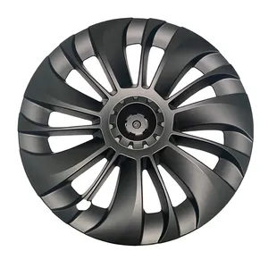 YQ最佳质量光泽黑色汽车车轮中心盖轮毂盖适用于特斯拉3型Y装饰盖易于安装