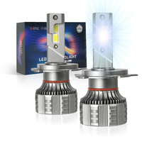 Phare LED H1 H7 H11 9005 9006 12V 6000K, feux de croisement LED en aluminium, montage universel pour voiture