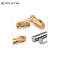 Micro fraise en bout en carbure HRC55 2 cannelures fraise à billes à gorge profonde CNC fraise en bout à bille R0.15-0.45 R0.5-1.5 Micro fraise en bout à boule