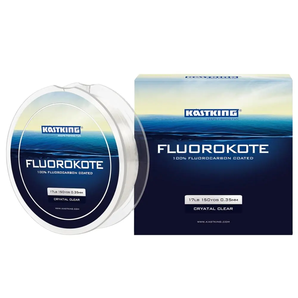 KastKing FluoroKote मजबूत Fluorocarbon लेपित लाइन 137m 0.18-0.48mm Monofilament मछली पकड़ने की रेखा कम मेमोरी नेता रेखा