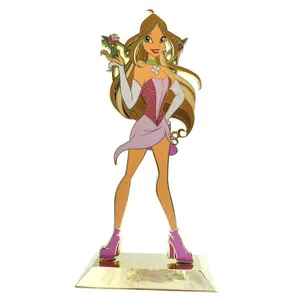 Simpatico cartone animato Anime personaggio Sailor Moon Desktop Stand modello spille da bavero spille personalizzate in smalto duro aggiunto vetro