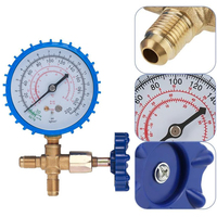 R134A R404A R12 R22 Havc Tool Air Conditioning Ac Diagnostic Refrigerant Pressure Manifold Gauge with Hose