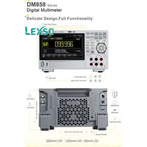 มัลติมิเตอร์ดิจิตอล Rigol DM858 5.5 หลัก พร้อมการวัดสัญญาณอินพุต 11 ประเภท - Product Image 2