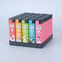Briquet en métal coupe-vent économique avec publicités et couleurs personnalisables Convient aux fêtes en matériau épaissi.