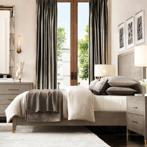 เตียงคู่ไม้เนื้อแข็งสไตล์โมเดิร์นยุโรป พร้อมที่เก็บของ ดีไซน์เรียบง่ายสร้างสรรค์ - Product Image 3