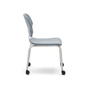 Silla Auxiliar de Metal Resistente y Duradera con Ruedas para Mover Sillas Médicas de Hospital, Silla de Dentista, Taburete con Respaldo - Product Image 4