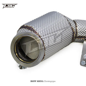 BSK Motor Catted Header Downpipe para BMW M850 <span class=keywords><strong>M850i</strong></span> Alpina B8 G14 G15 G16 4.4TT 2019-2023 SUS304 Sistema de escape de tubo de alto flujo - Product Image 3