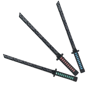 2025 Hot Bán LED nhấp nháy ánh sáng đầy màu sắc Saber Samurai Katana trẻ em cosplay Laser Thanh Kiếm đồ chơi nhựa StarWars đồ chơi - Product Image 1