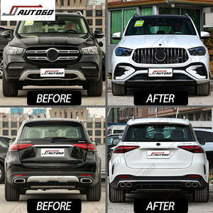 Kit de carrosserie de conversion pour <span class=keywords><strong>Mercedes</strong></span> Benz W167 <span class=keywords><strong>GLE</strong></span> 2020-2023, mise à niveau vers l'ensemble d'éclairage GLE53 <span class=keywords><strong>AMG</strong></span> 2024 2025 - Product Image 2