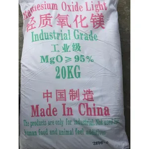 Óxido de magnesio activo ligero 85% 90% 98% 99% MgO de grado industrial Cas 1309-48-4 para usos industriales