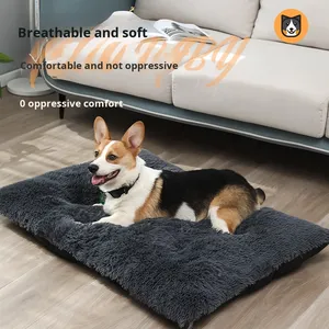 Winter Long Plush Warm Pet Mat Comfortable Dog <strong>Bed</strong> and <strong>Cat</strong> House - Product Image 1