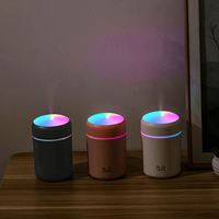 Mini humidificateur d'air USB d'intérieur, grande capacité, diffuseur d'arômes pour voiture, vaporisateur de parfum portable pour bureau et maison