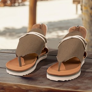 Women New Style Adult Thong Summer Thick-soled Roman <b>Sandals</b> Casual Beach <b>Sandals</b> - Product Image 1