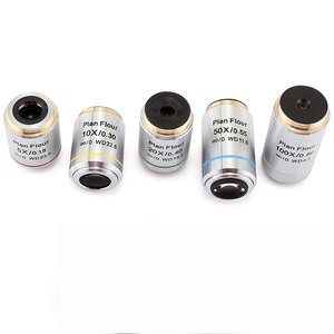 <span class=keywords><strong>Plan</strong></span> <span class=keywords><strong>de</strong></span> champ <span class=keywords><strong>plat</strong></span> métallographique 5X 10X 20X 50X 100X Objectif semi-apochromatique à distance <span class=keywords><strong>de</strong></span> <span class=keywords><strong>travail</strong></span> infiniment longue M26X0.706 - Product Image 2