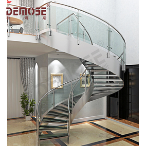 <span class=keywords><strong>Escaleras</strong></span> <span class=keywords><strong>de</strong></span> Caracol prefabricadas duraderas <span class=keywords><strong>de</strong></span> acero inoxidable Construcción <span class=keywords><strong>de</strong></span> <span class=keywords><strong>hierro</strong></span> redondo para uso en apartamentos Tipo recto - Product Image 6