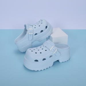 Zuecos de Plataforma con Suela Gruesa para Mujer, Color Marrón, EVA Antideslizante, Zapatos de Verano, Sandalias Cómodas para Usar en las Cuatro Estaciones - Product Image 2