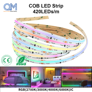 <span class=keywords><strong>Tira</strong></span> de Luces <span class=keywords><strong>LED</strong></span> RGBIC Dreamcolor Flex COB, Direccionable y <span class=keywords><strong>Programable</strong></span>, DC12 24 Voltios, 630 Chips, 11w, Digital <span class=keywords><strong>RGB</strong></span> IC - Product Image 1