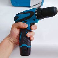 Perceuse-visseuse électrique domestique à double vitesse, multifonctionnelle, à batterie lithium, haute puissance et couple élevé pour usage domestique