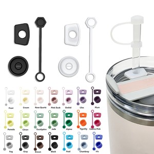 Pelindung dasar cangkir silikon Glitter merah muda panas gemerlap Boot pelindung bawah <span class=keywords><strong>Tumbler</strong></span> berkilau untuk Cup Quencher Adventure 40oz - Product Image 5