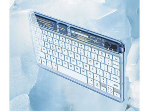 Portable Slim Rechargeable Small Wireless Magnetic <b>Keyboard</b> <b>bluetooth</b> Transparent <b>Keyboard</b> for Tablet - Product Image 3