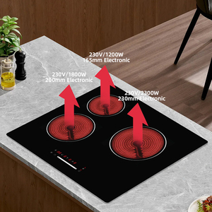 2024 các sản phẩm mới nhất nhà bếp ứng dụng giá rẻ giá bếp gốm Bếp hồng ngoại với CE - Product Image 5