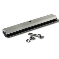 HQ MOUNT Pince de fixation intermédiaire en aluminium pour panneaux solaires photovoltaïques à film mince sans cadre, pour installation sur toiture