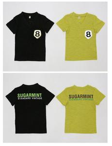 Proveedor Chino de Alibaba de Camisetas Negras con Cuello en V para Niños - Product Image 2