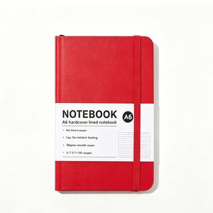 2026 PU Leather A6 <b>Notebook</b> Custom Logo Printing 100 Ivory White <b>Grid</b> Pages Wire-O Binding Macaron Color School Diary Gift - Product Image 4