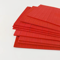 Coussinets adhésifs en mousse EVA rouge, coussinets souples avec colle, matériau de protection amortissant pour l'emballage et l'expédition, séparateurs de verre