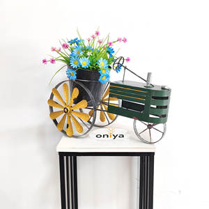 Oniya Intérieur Autoportant Jardin Décor Coloré Métal Tracteur <span class=keywords><strong>Moulin</strong></span> À <span class=keywords><strong>Vent</strong></span> Planteur avec <span class=keywords><strong>Pot</strong></span> <span class=keywords><strong>De</strong></span> <span class=keywords><strong>Fleur</strong></span> - Product Image 6