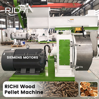 Moulin à granulés de bois RICHI - Coût et rendement élevés pour copeaux de bois de chêne et sciure de bois - Exemple de produit