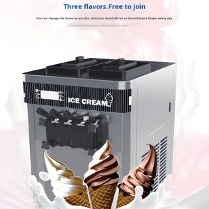 Dongbei Fully Automatic Commercial <b>Ice</b> <b>Maker</b> Milk Stainless Steel Touch Screen 2500W Small Sundae Cone Soft <b>Ice</b> YKF-8228H Touch - Product Image 3