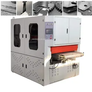Automatic Sheet Metal Plate Deburring Grinding Polishing Machine After Cutting Punching Plasma Cutting machine
