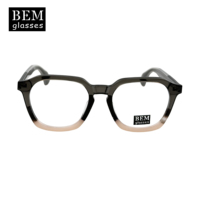 Monturas de Gafas de Lectura Cuadradas de Acetato de Alta Calidad, Ligeras, Diseño Nuevo, Venta al Por Mayor, Logotipo Personalizado, Unisex