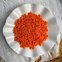 500g/Lot 0.8cm 3D Round Parts Slime Kreatif Buatan Tangan Butiran Kecil untuk Aksesori Kit Kerajinan DIY