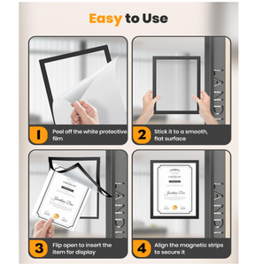 Cadre magnétique A4/A3/A2/A1 en plastique étanche pour affiches et photos – Prêt à la vente - Product Image 3