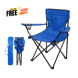 Chaise pliante moderne personnalisable pour l'extérieur, idéale pour le camping, les voyages, la plage, le jardin, le parc, en tissu Oxford et fer, pour la randonnée et la pêche - Product Image 2