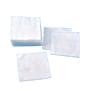 Tampons démaquillants carrés en <span class=keywords><strong>coton</strong></span> biologique 3 plis, étiquette personnalisée, jetables, absorbants, 5 cm x 6 cm - Product Image 1